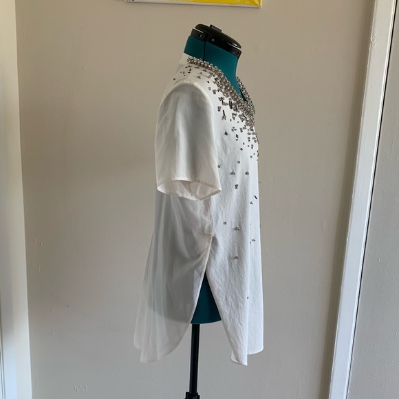 3.1 Phillip Lim bejeweled side-split tunic - Picture 6 of 8